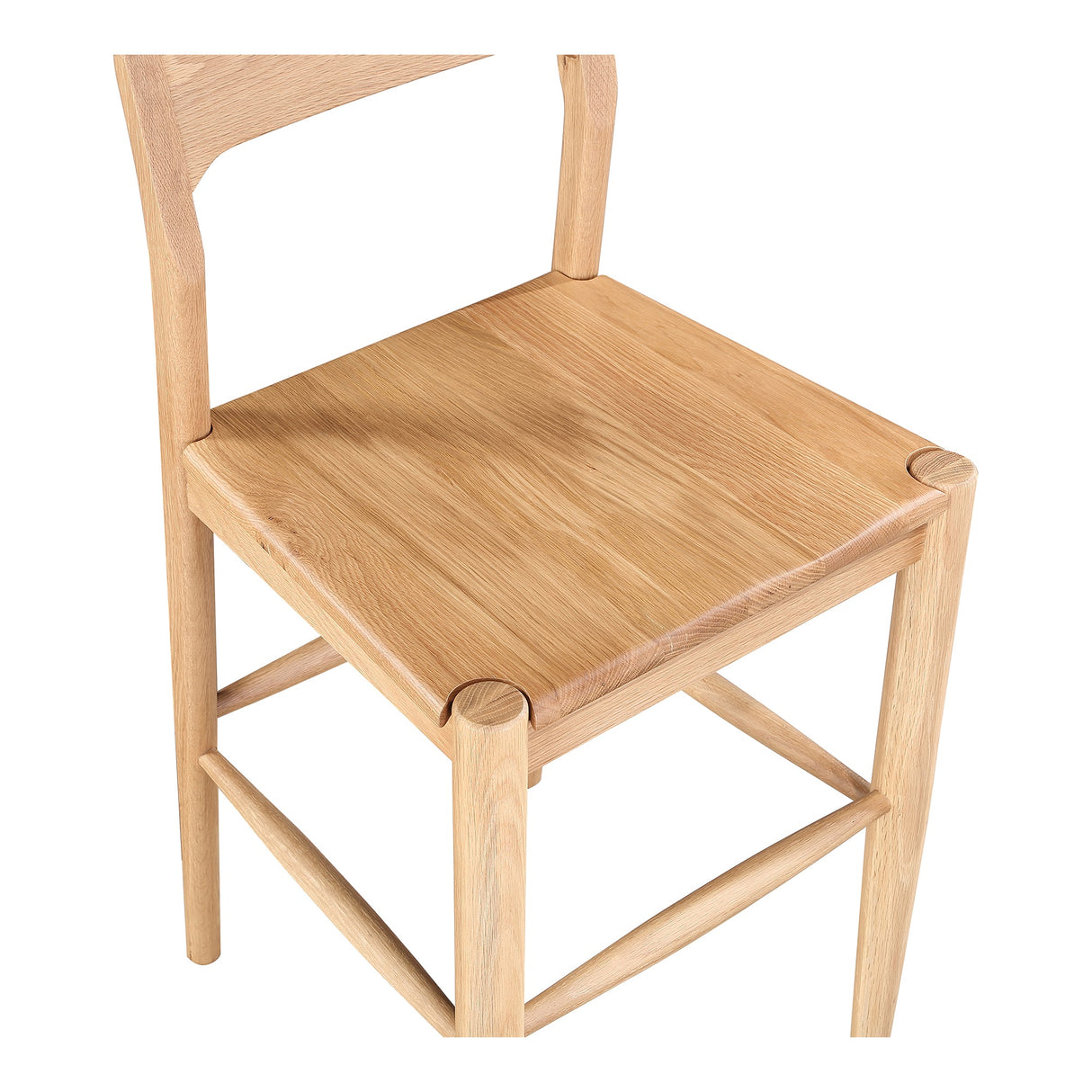 Owing Natural Oak Counter Stool by Moe's Home at Eve Furniture