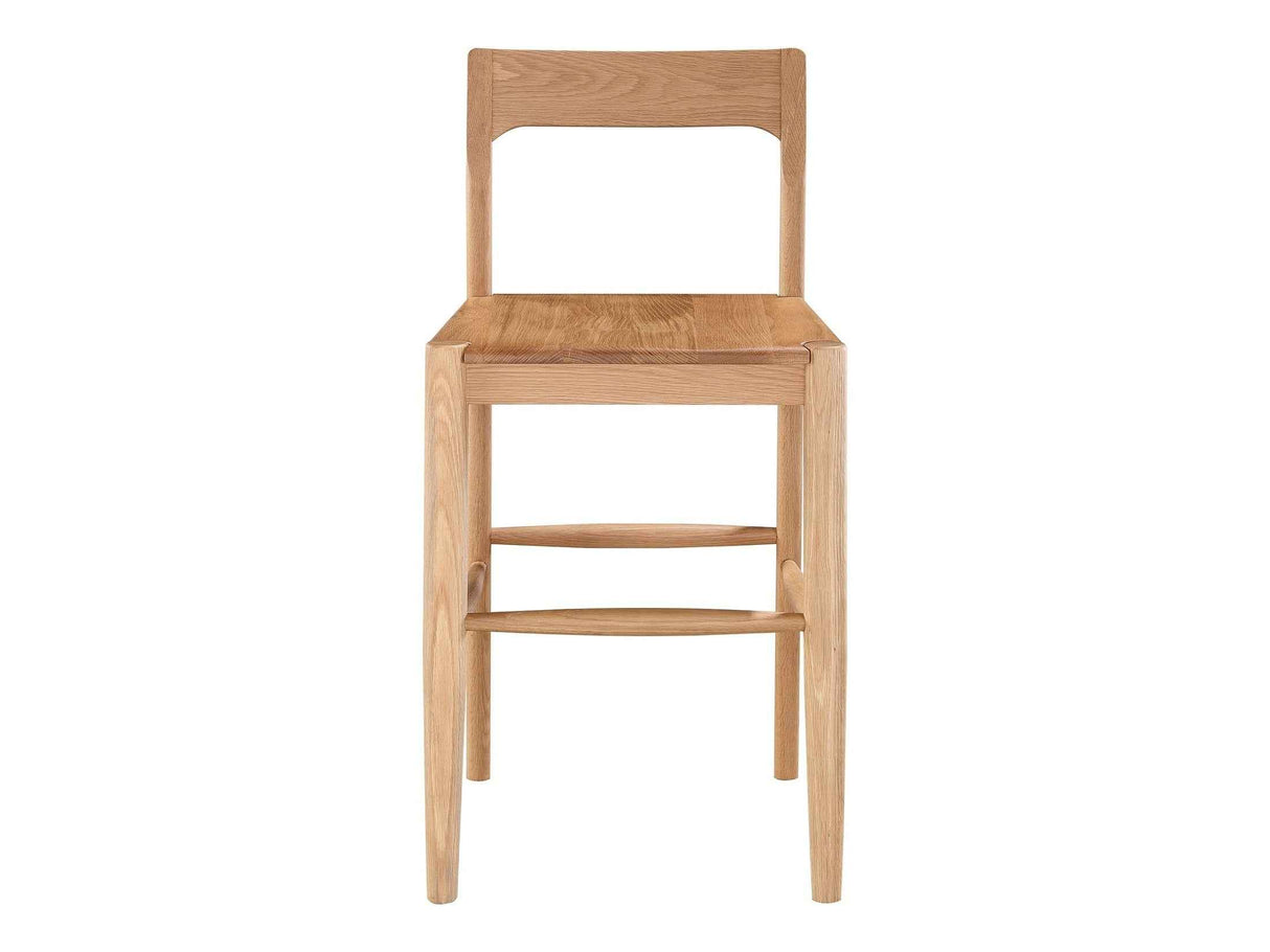 Owing Natural Oak Counter Stool
