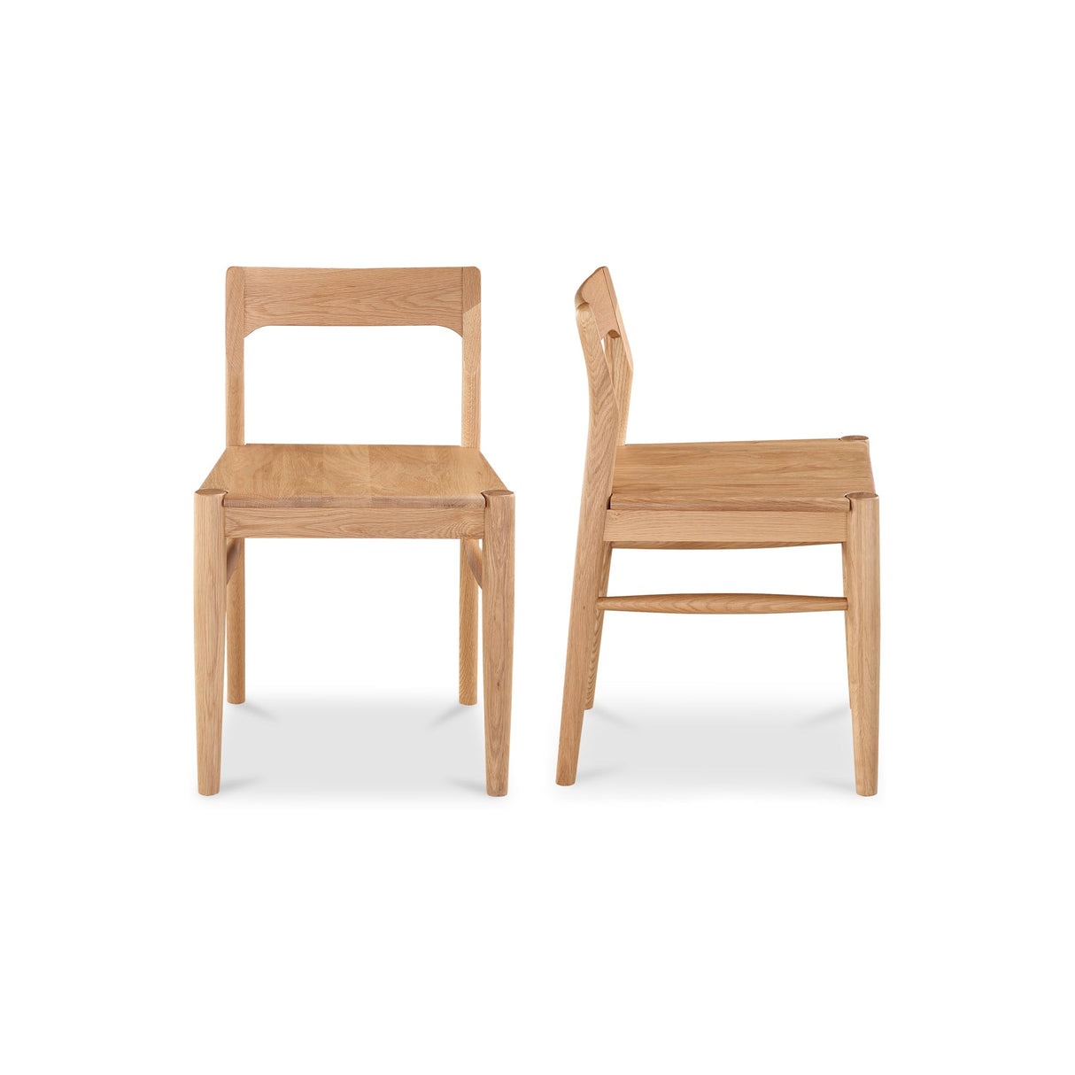 Owing Natural Oak Dining Chair (Set of 2) by MOES at Eve Furniture