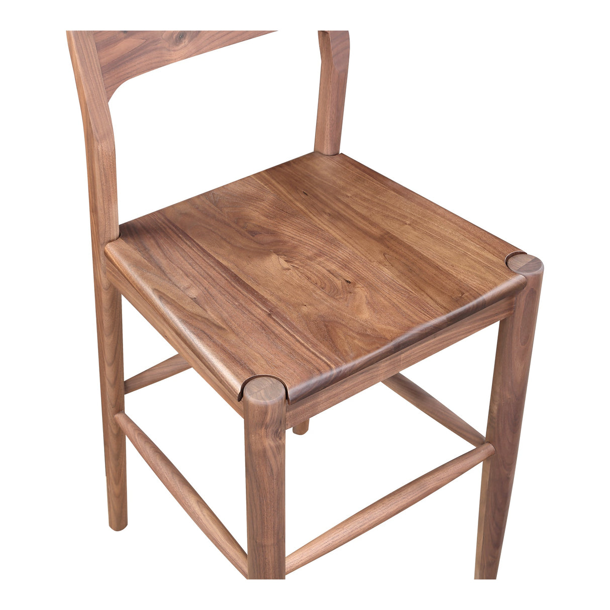 Owing Walnut Brown Barstool by MOES at Eve Furniture