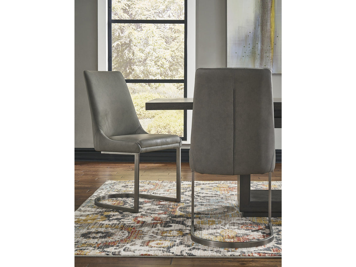 Oxford Basalt Grey Dining Chair (Set of 2) by Modus Furniture at Eve Furniture