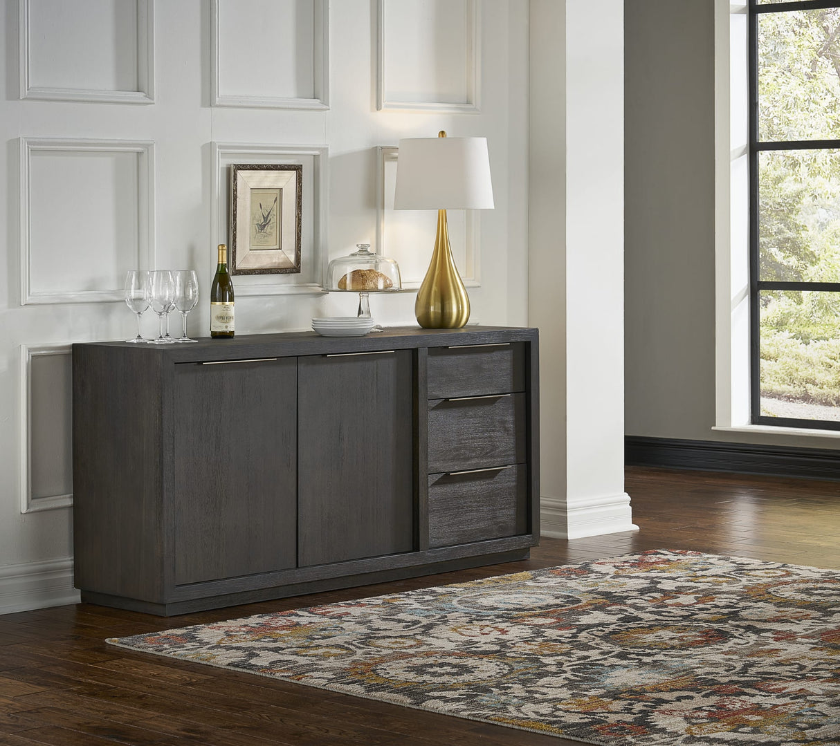 Oxford Basalt Grey Sideboard by Modus Furniture at Eve Furniture