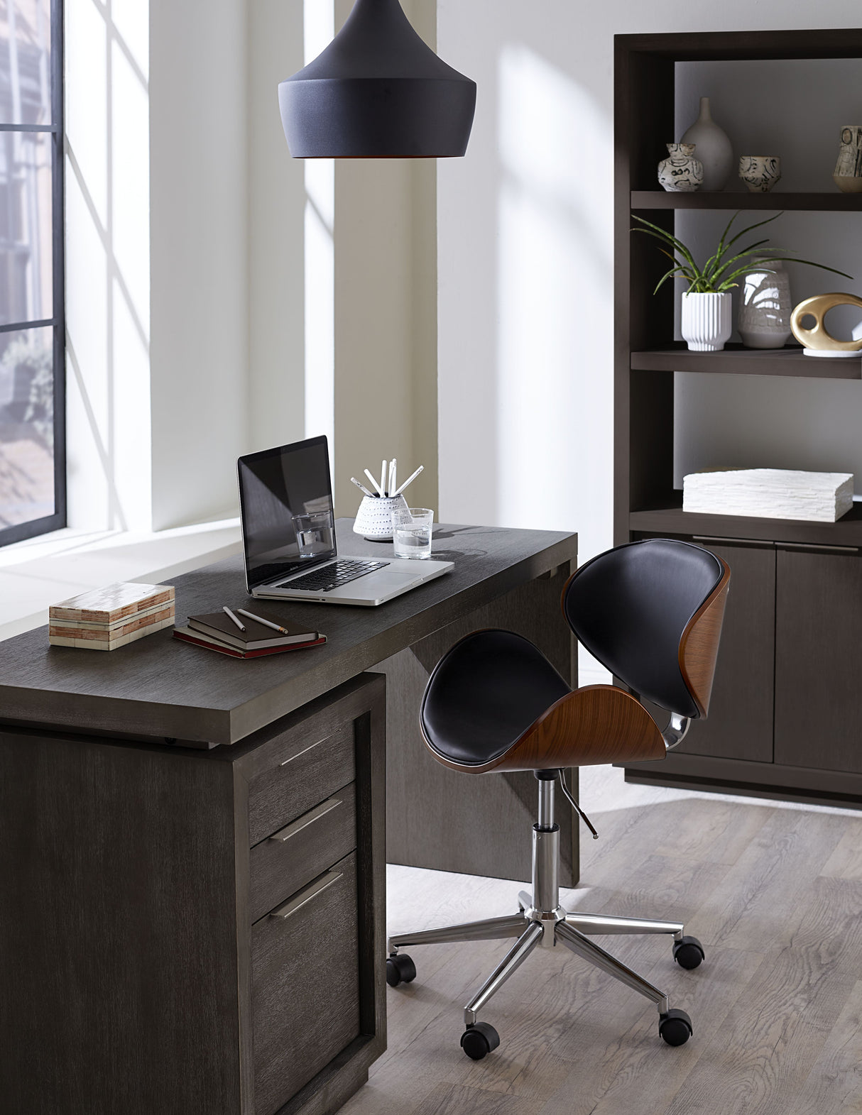 Oxford Bookshelf in Basalt Grey by Modus Furniture at Eve Furniture