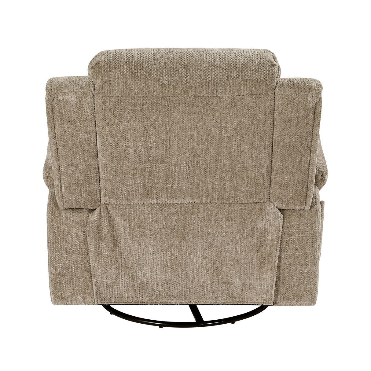 Oxford Brown Swivel Glider Reclining Chair