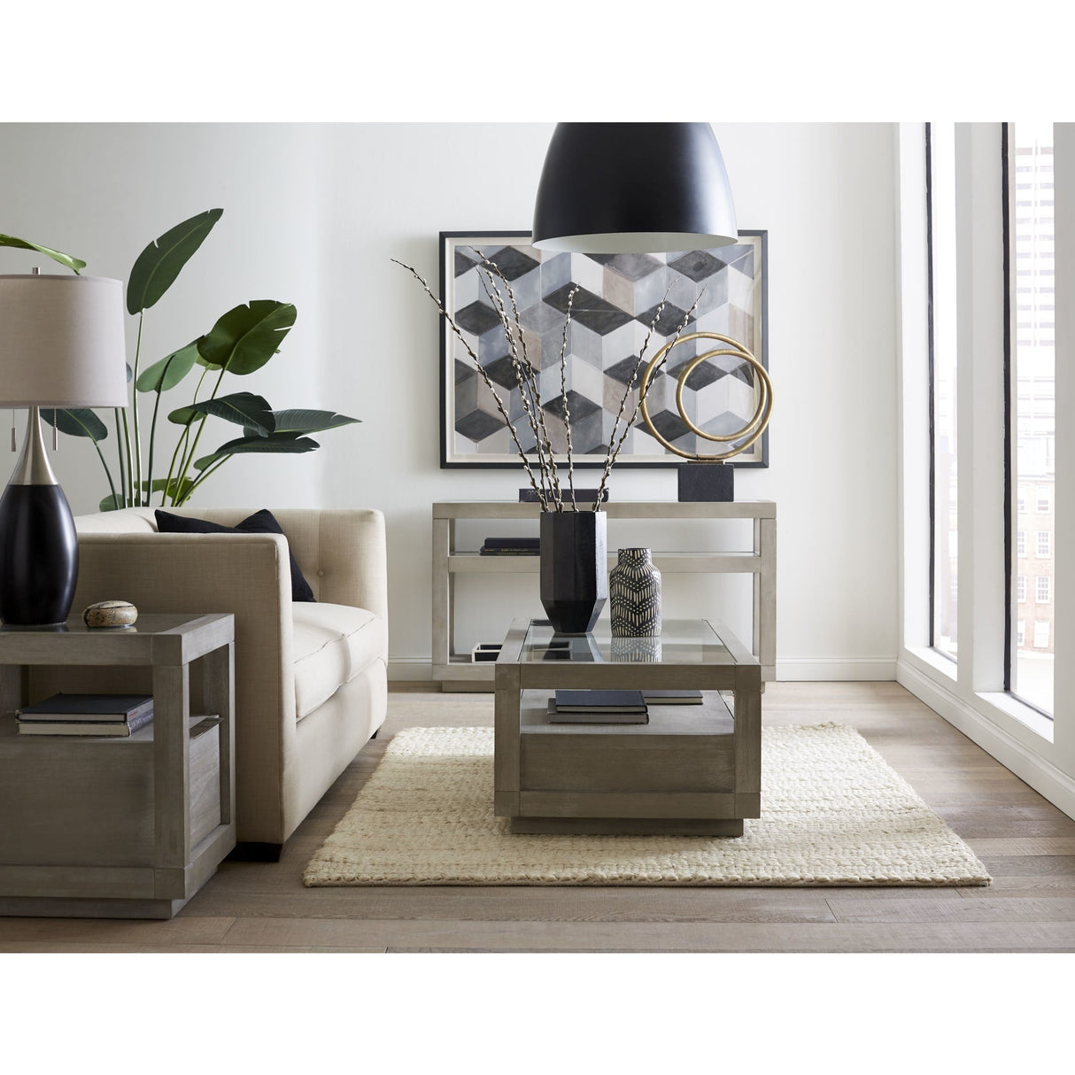 Oxford Console Table in Mineral by Modus Furniture at Eve Furniture