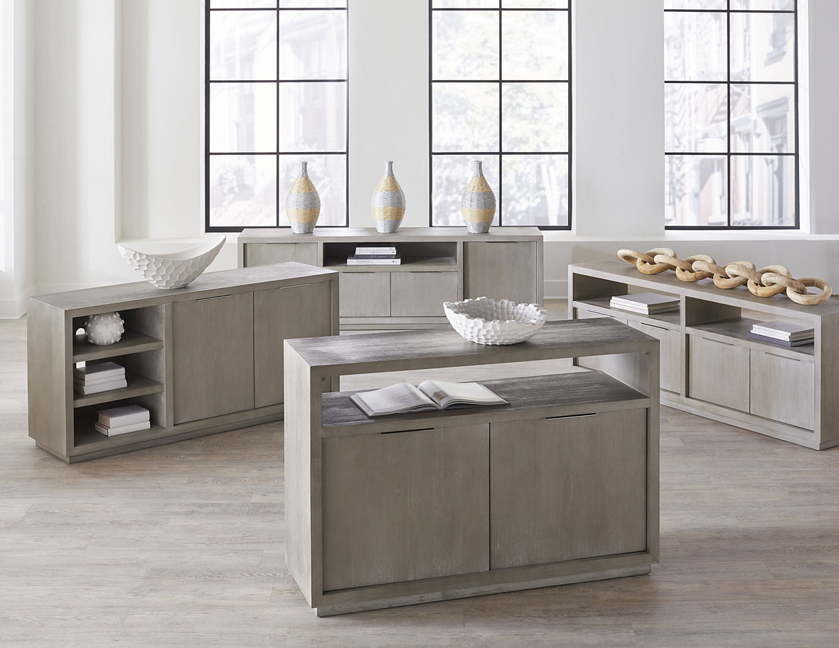 Oxford Media Console 64 inch in Mineral by Modus Furniture at Eve Furniture