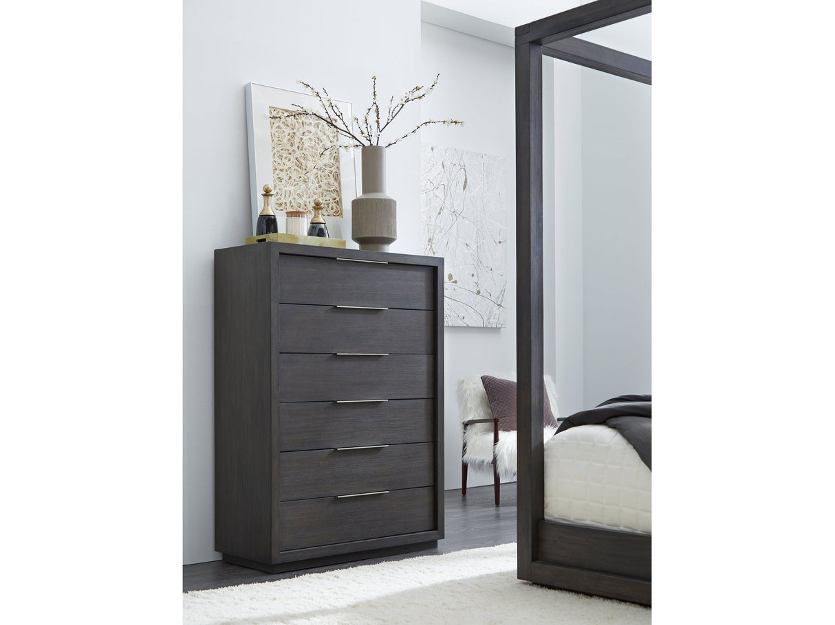 Oxford Six Drawer Chest in Basalt Grey by Modus Furniture at Eve Furniture