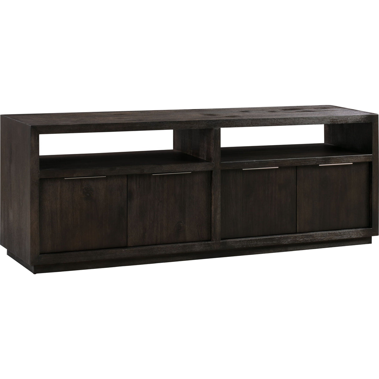 Oxford Solid Wood 74 inch Media Console in Basalt Grey by Modus Furniture at Eve Furniture