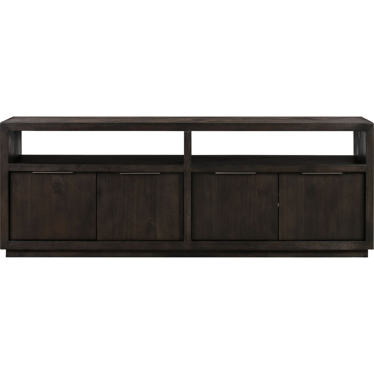 Oxford Solid Wood 74 inch Media Console in Basalt Grey by Modus Furniture at Eve Furniture