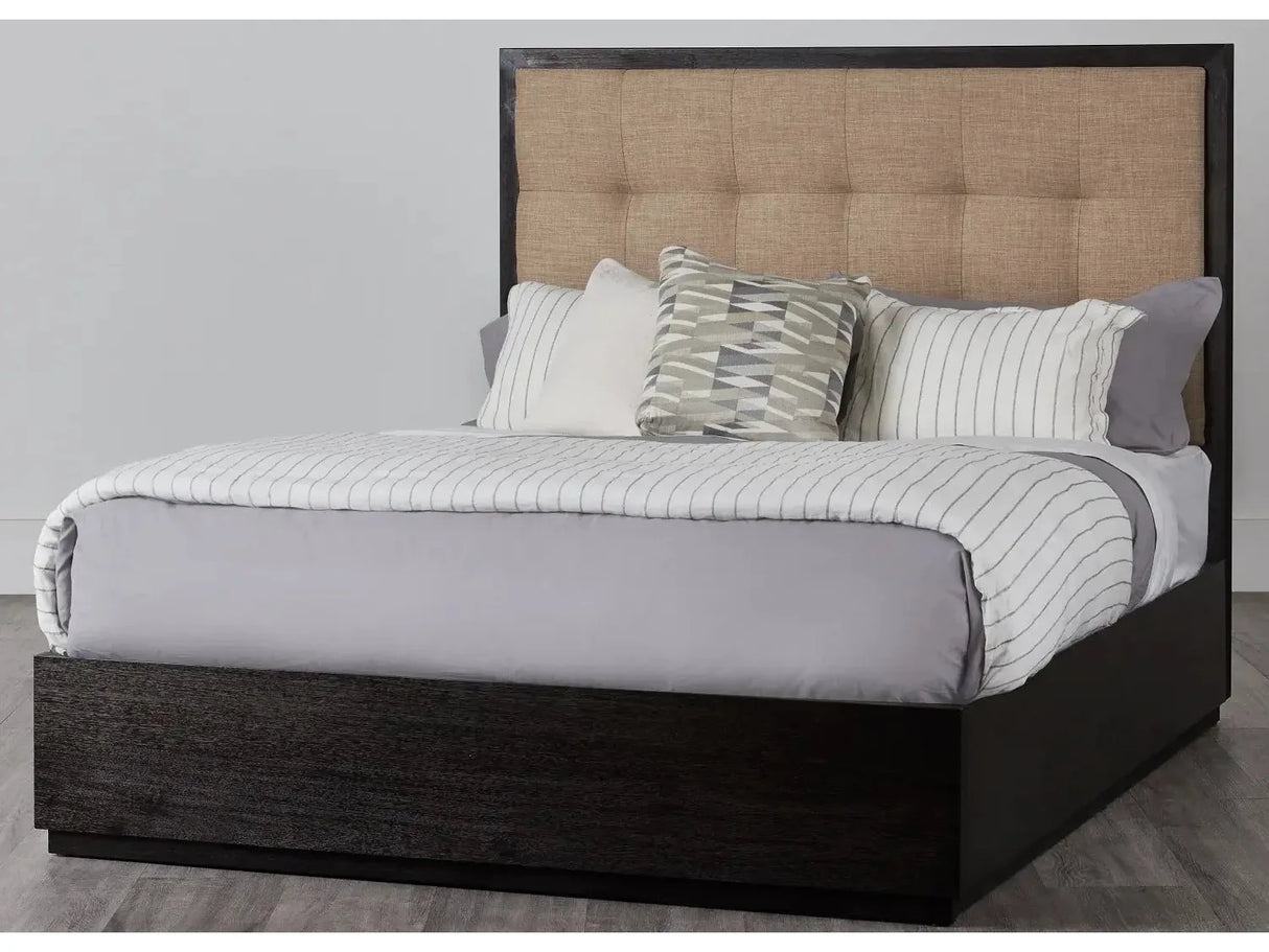 Oxford Upholstered Platform Bed in Toast by Modus Furniture at Eve Furniture