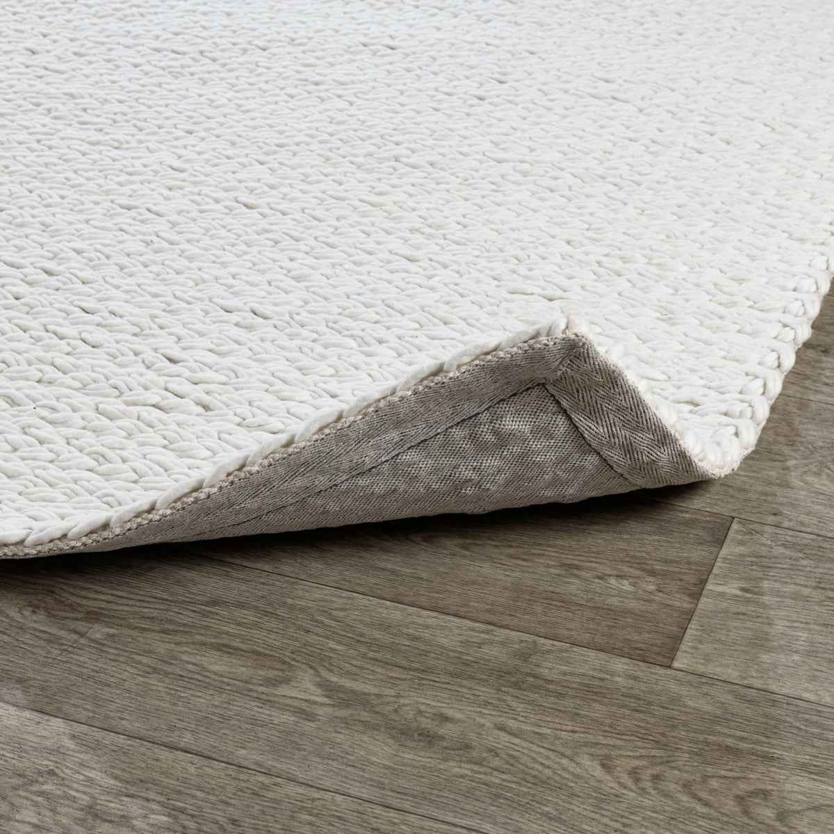 Oxnard Ivory Wool Rug by Classic Home at Eve Furniture