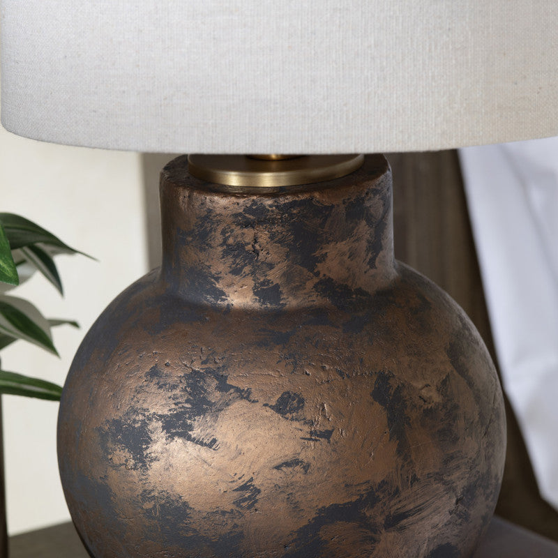 Ozzy Bronze/Black Table Lamp (Set of 2) by Crestview at Eve Furniture