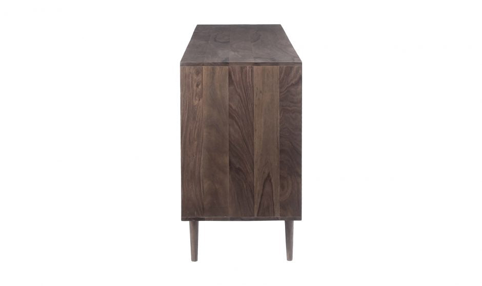Pablo 4 Door Sideboard - Brown by Moe's Home at Eve Furniture