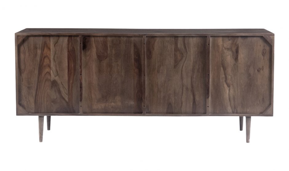 Pablo 4 Door Sideboard - Brown by Moe's Home at Eve Furniture