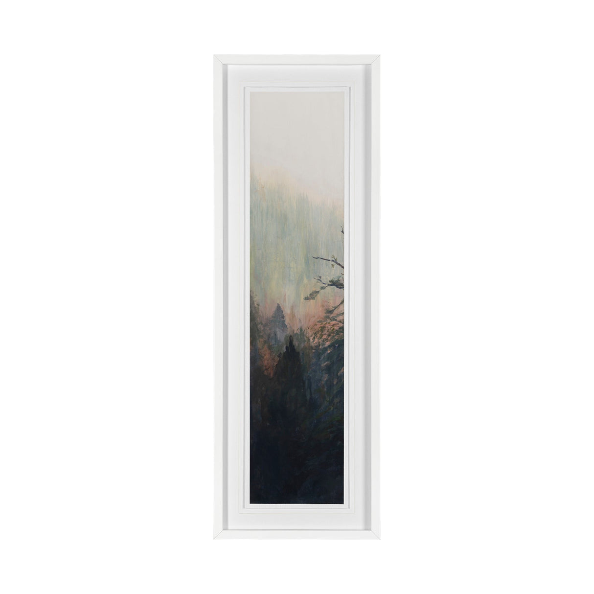 Pacific Northwest Panel IV by Sandra Lafrate Hand Embellished Framed Art Print Matted under Glass by Mercana at Eve Furniture