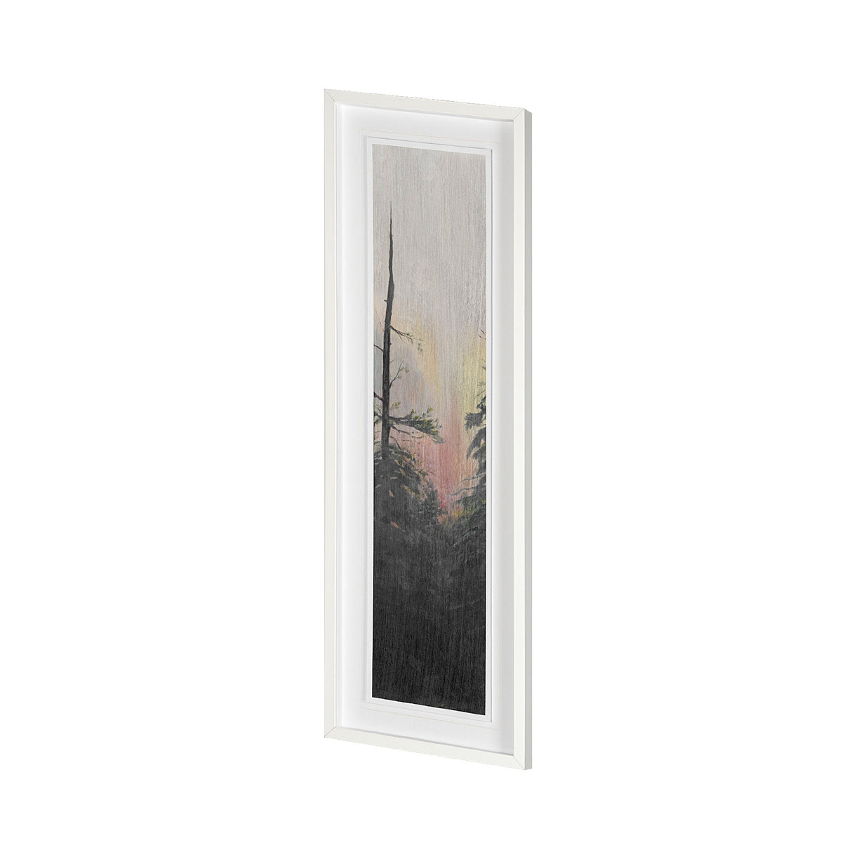 Pacific Northwest Panel V by Sandra Lafrate Hand Embellished Framed Art Print Matted under Glass by Mercana at Eve Furniture