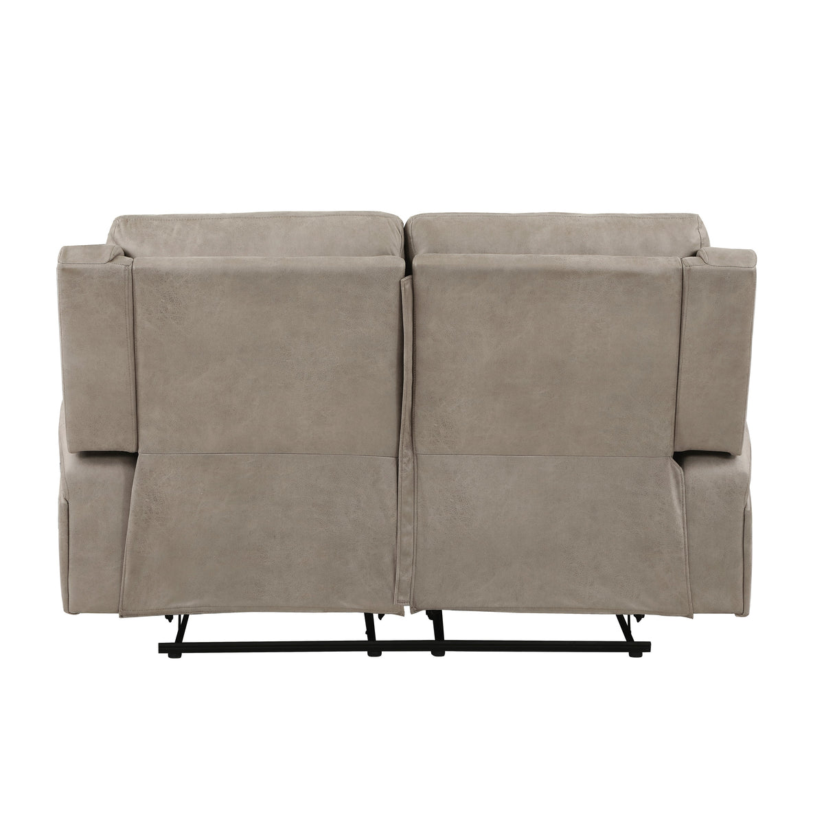 Pagosa Brown 2-Piece Double Reclining Set by Homelegance at Eve Furniture