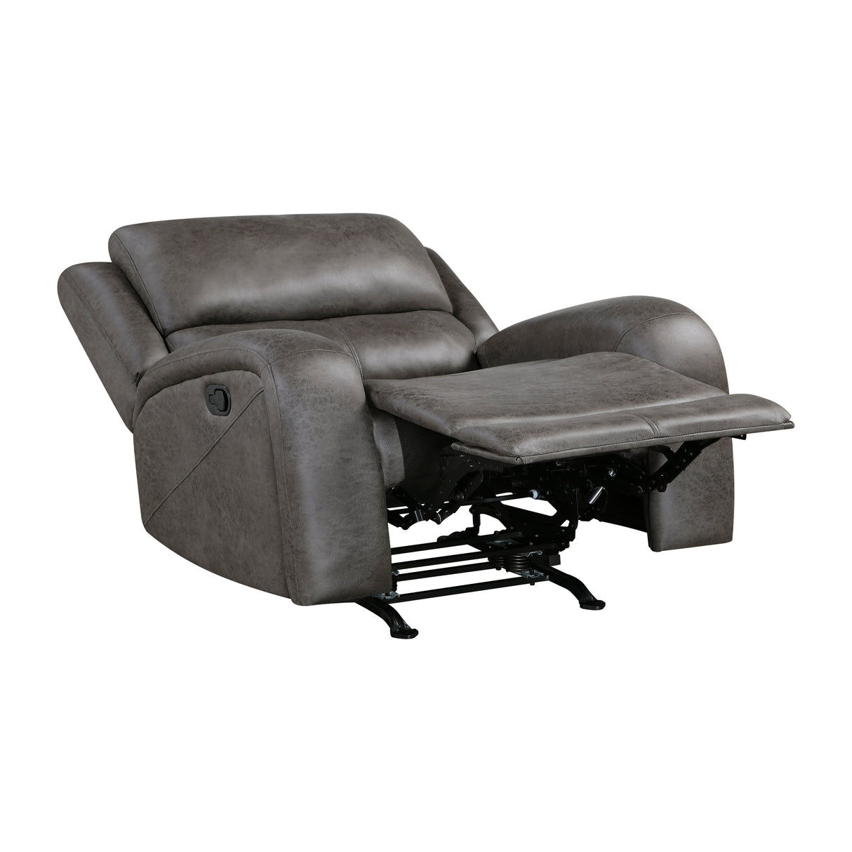 Pagosa Gray Double Reclining Living Room Set by Homelegance at Eve Furniture