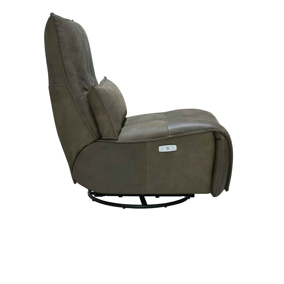 Paige Brown Swivel Power Recliner by Classic Home at Eve Furniture