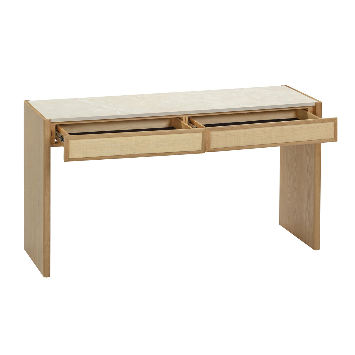 Paige Natural Oak Console Desk by TOV Furniture at Eve Furniture