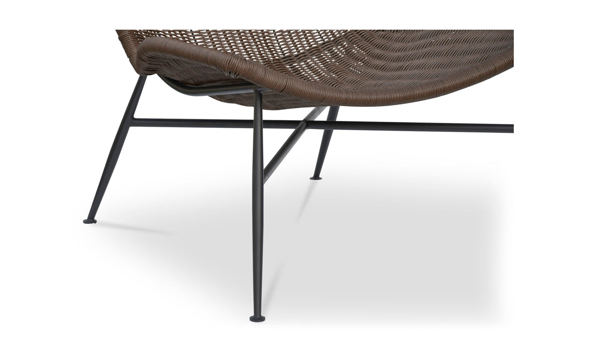 Paige Outdoor Accent Chair Brown by Moe's Home at Eve Furniture