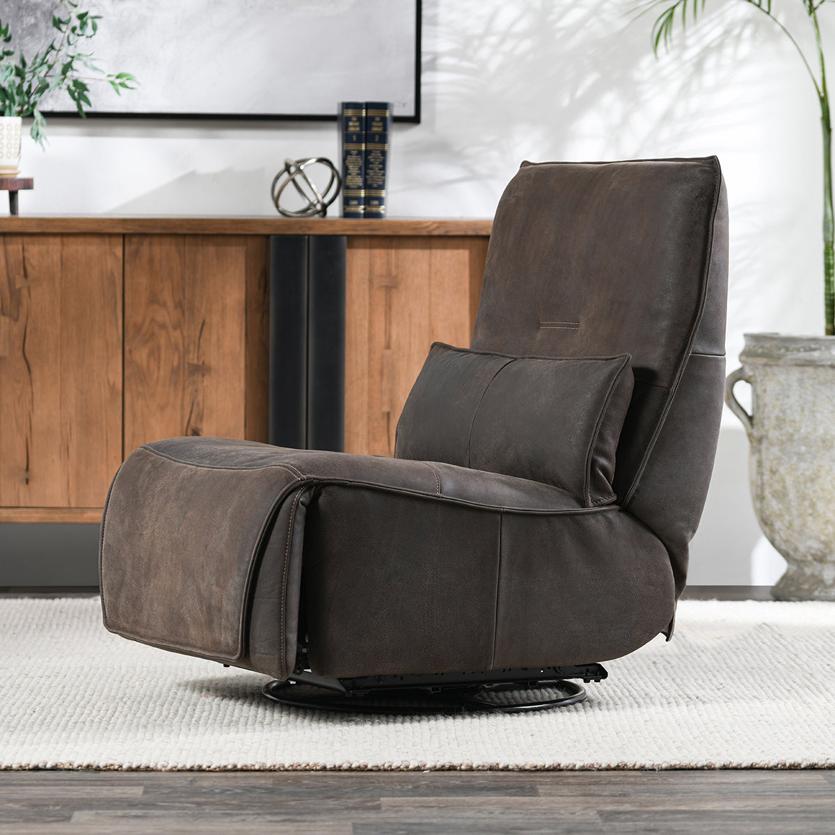 Paige Swivel Power Recliner by Classic Home at Eve Furniture
