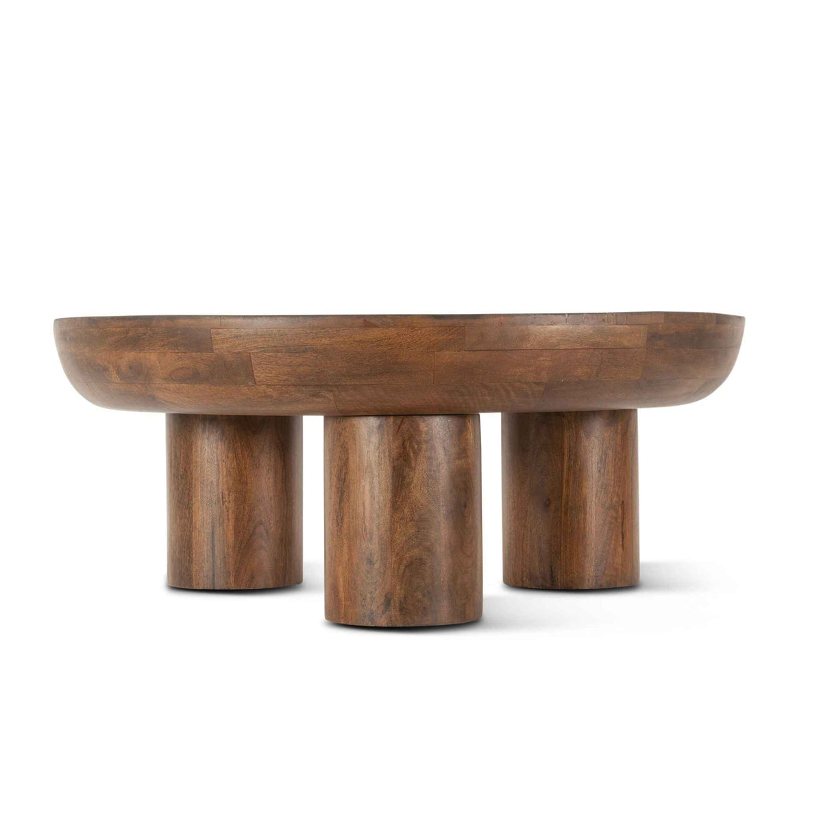 Palermo 39" Round Coffee Table in Acorn Brown by Home Trends & Design at Eve Furniture