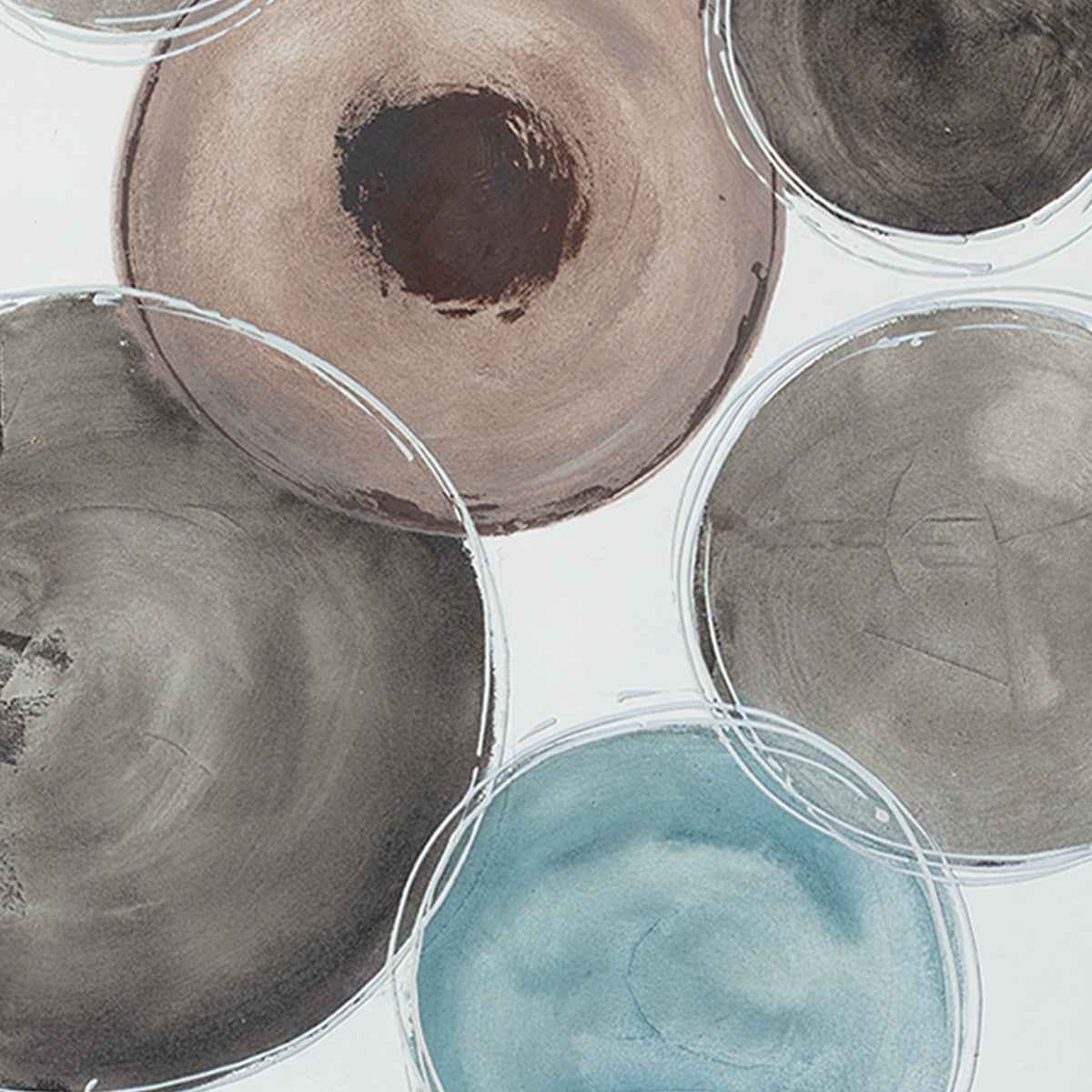 Palette Delicate Dishes Hand Painted Framed Diptych by Home Trends & Design at Eve Furniture