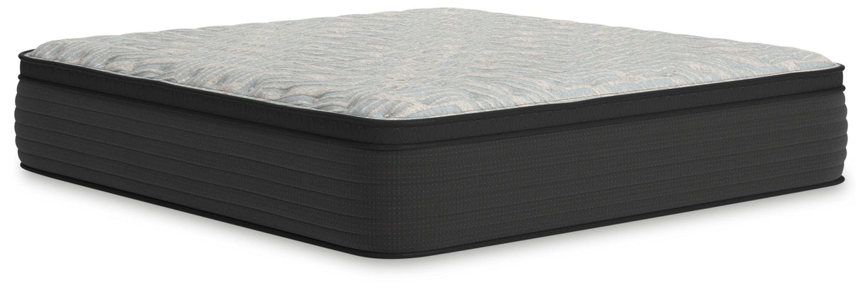 Palisades ET Gray/Blue King Mattress by Ashley at Eve Furniture