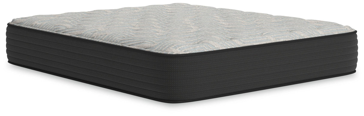 Palisades Plush Gray/Blue California King Mattress by Ashley at Eve Furniture