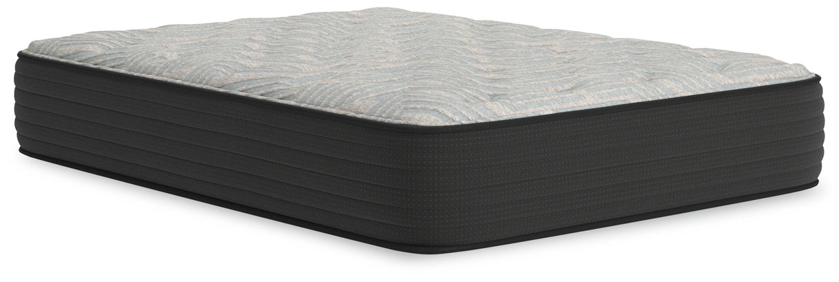 Palisades Plush Gray/Blue Queen Mattress by Ashley at Eve Furniture