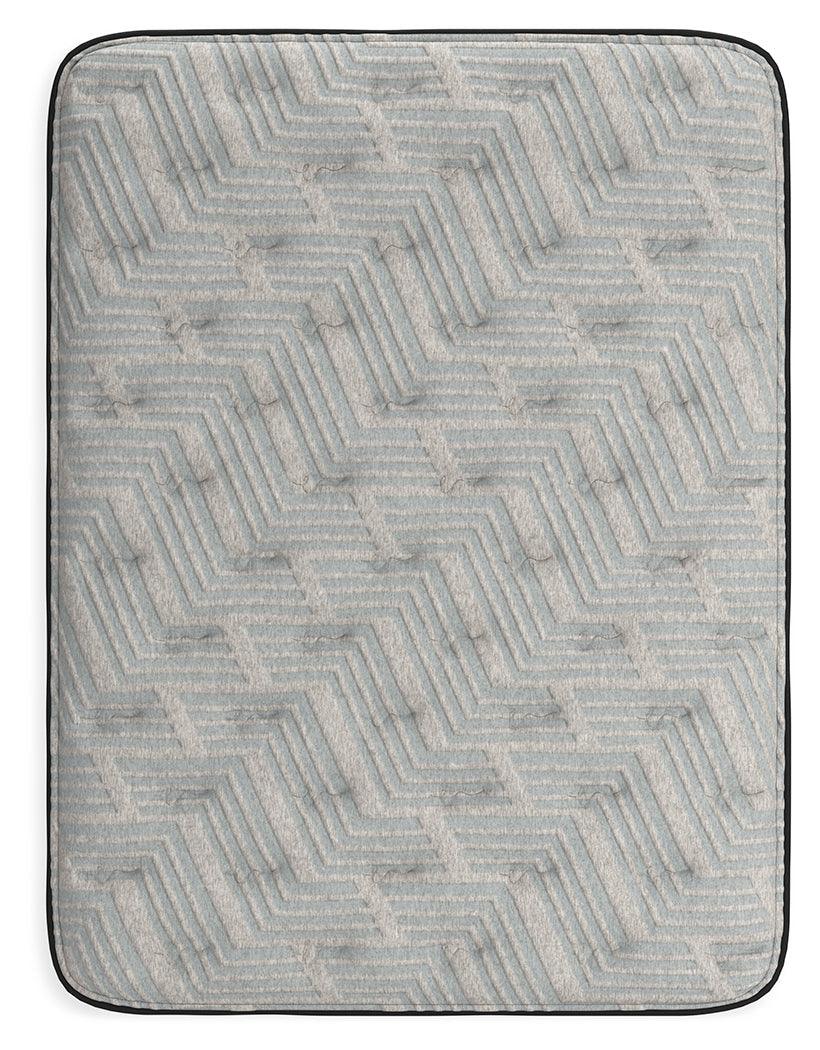 Palisades Plush Gray/Blue Queen Mattress by Ashley at Eve Furniture