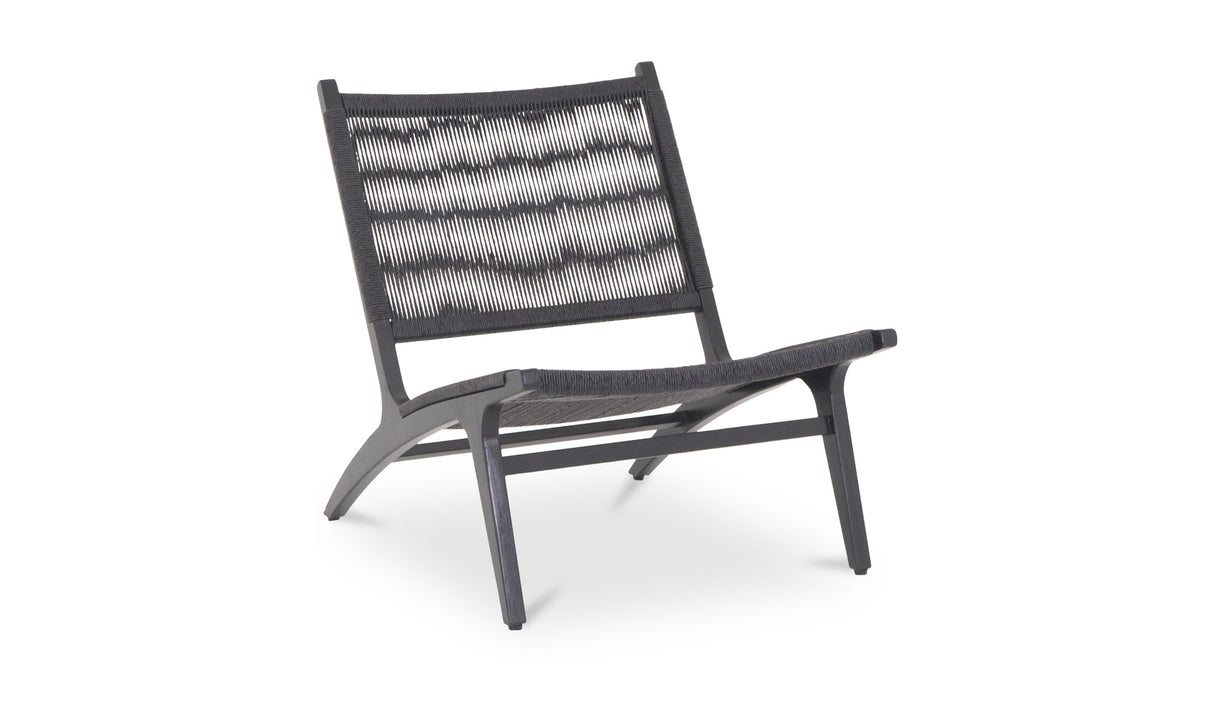 Palma Outdoor Lounge Chair Black by Moe's Home at Eve Furniture