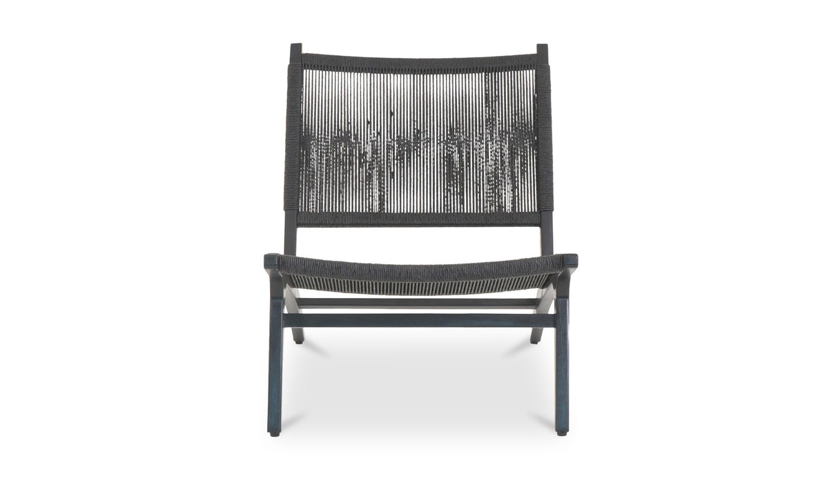 Palma Outdoor Lounge Chair Black by Moe's Home at Eve Furniture