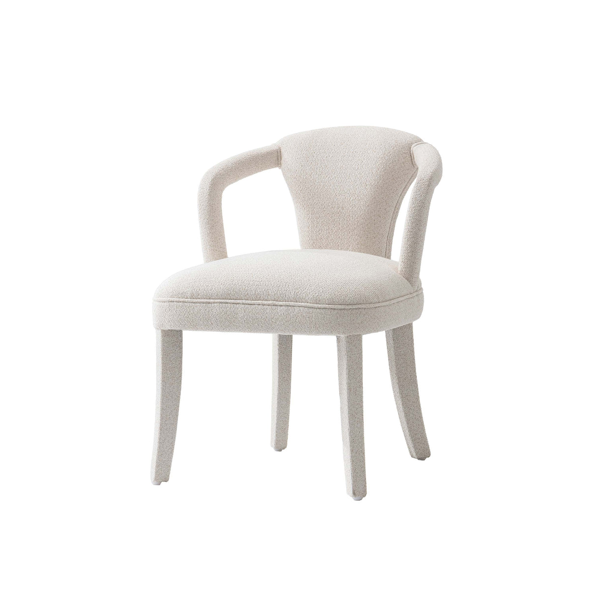 Palmer Dining Armchair in Ivory by Manhattan Comfort at Eve Furniture