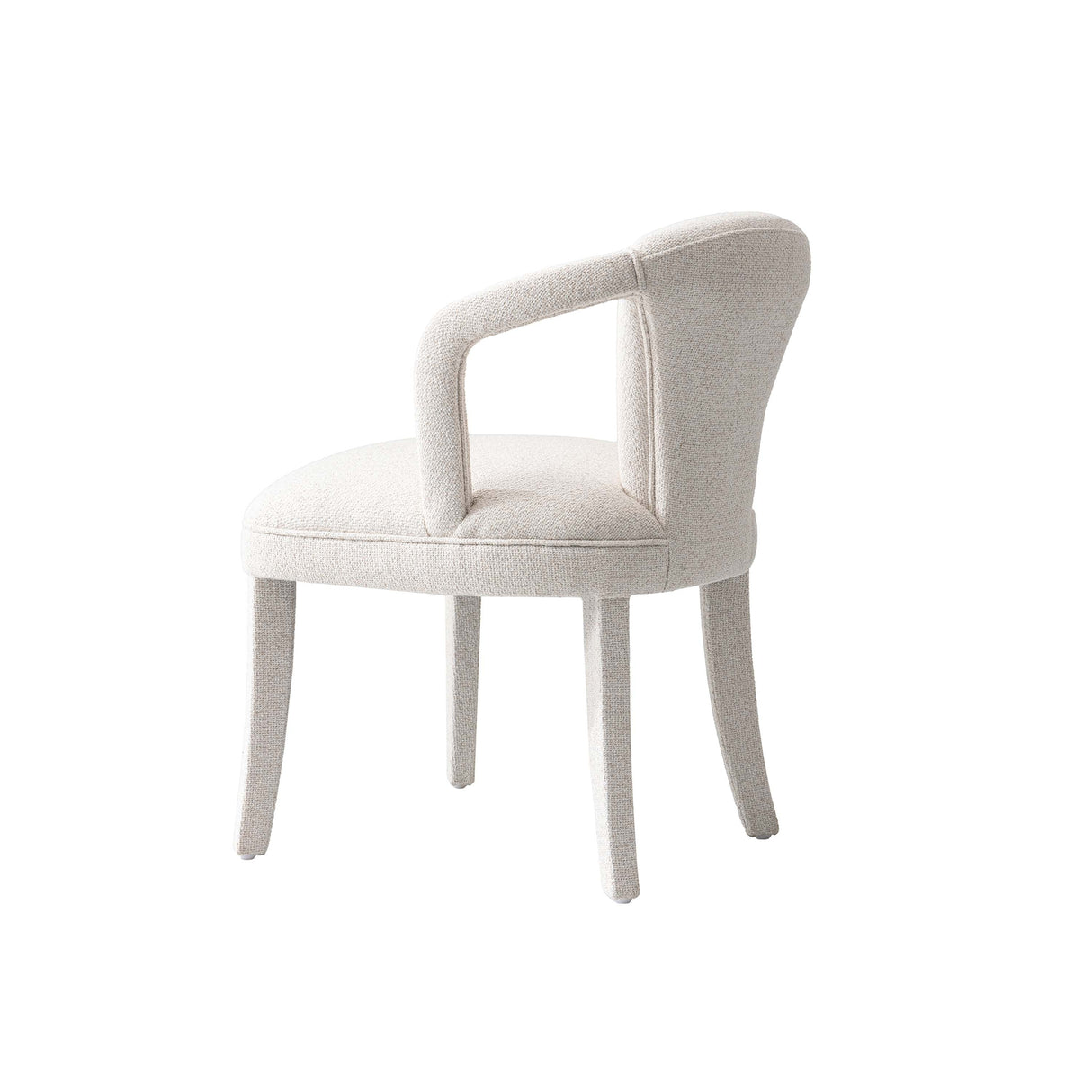 Palmer Dining Armchair in Ivory by Manhattan Comfort at Eve Furniture