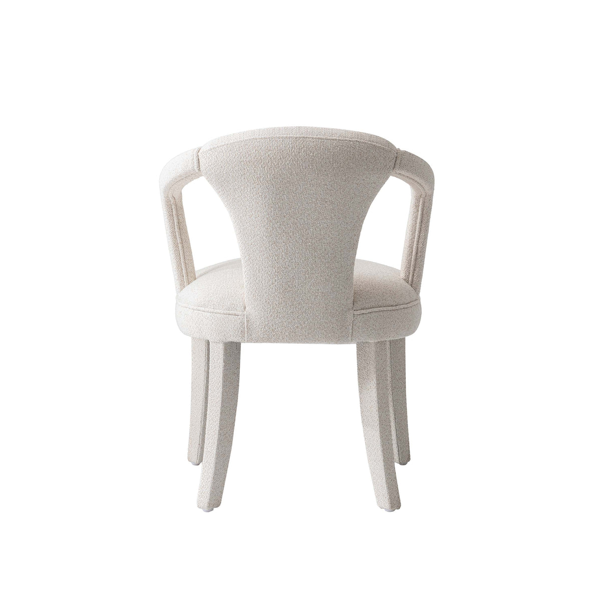 Palmer Dining Armchair in Ivory by Manhattan Comfort at Eve Furniture