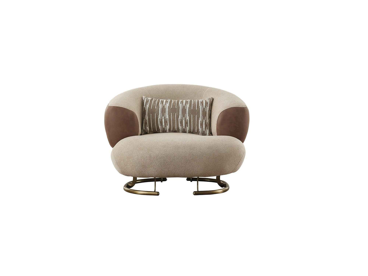 Palmera Cream Chair by Furnia at Eve Furniture