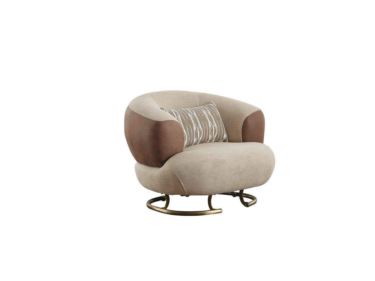 Palmera Cream Chair by Furnia at Eve Furniture