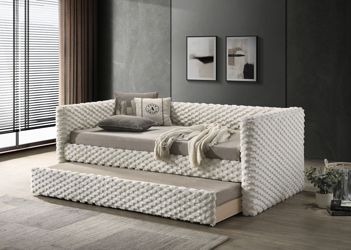 Palmeri White Daybed with Trundle by Furniture of America at Eve Furniture