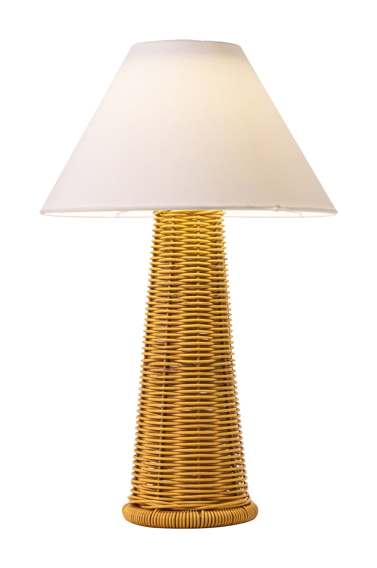 Palmia Natural Solar Table Lamp by Zuomod at Eve Furniture