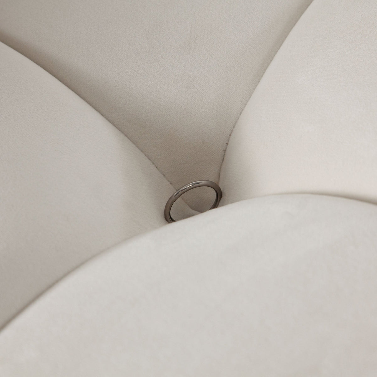 Paloma 3-Piece Light Cream Velvet Modular Sectional by Diamond Sofa at Eve Furniture