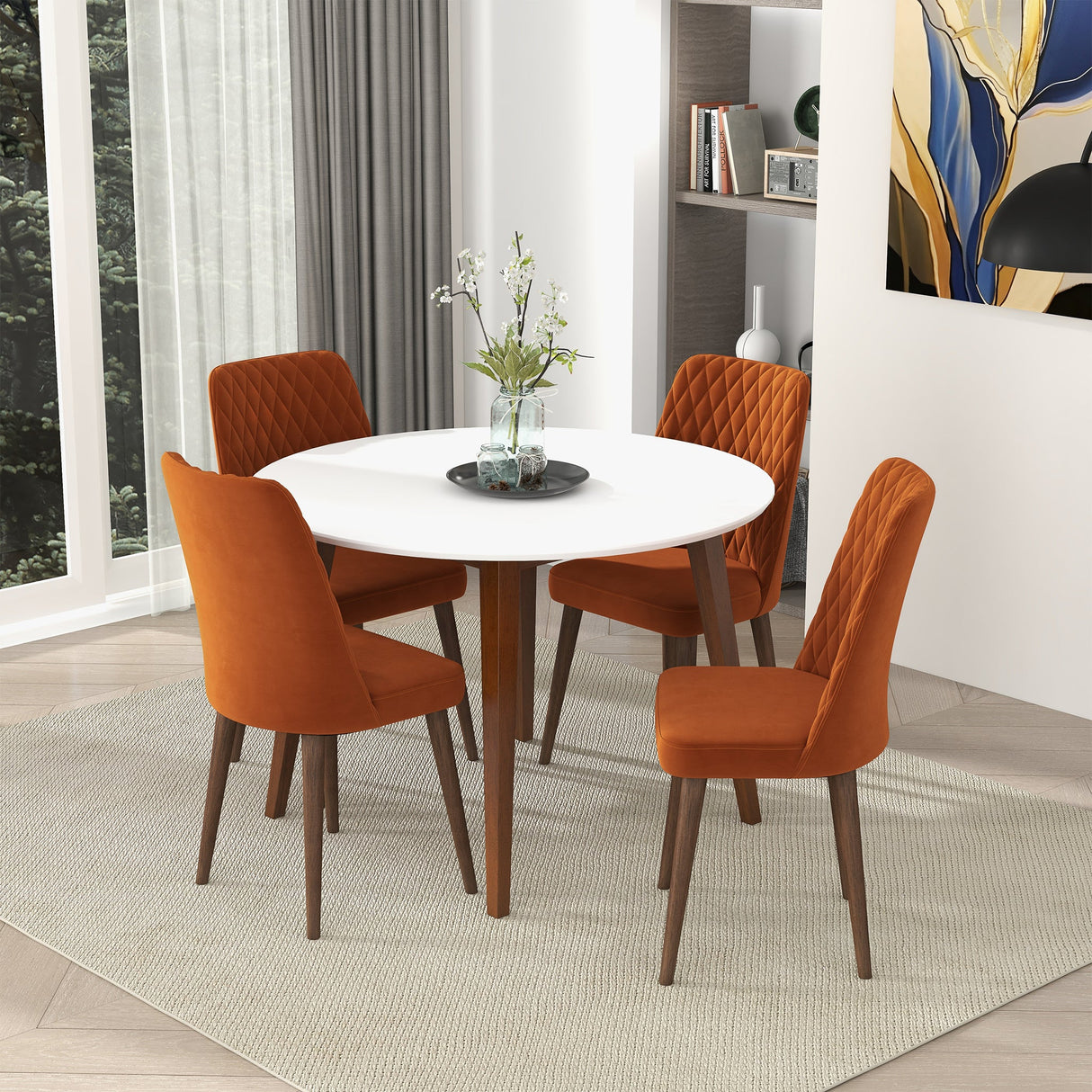 Paloma Dining Table (White) by Ashcroft Furniture at Eve Furniture