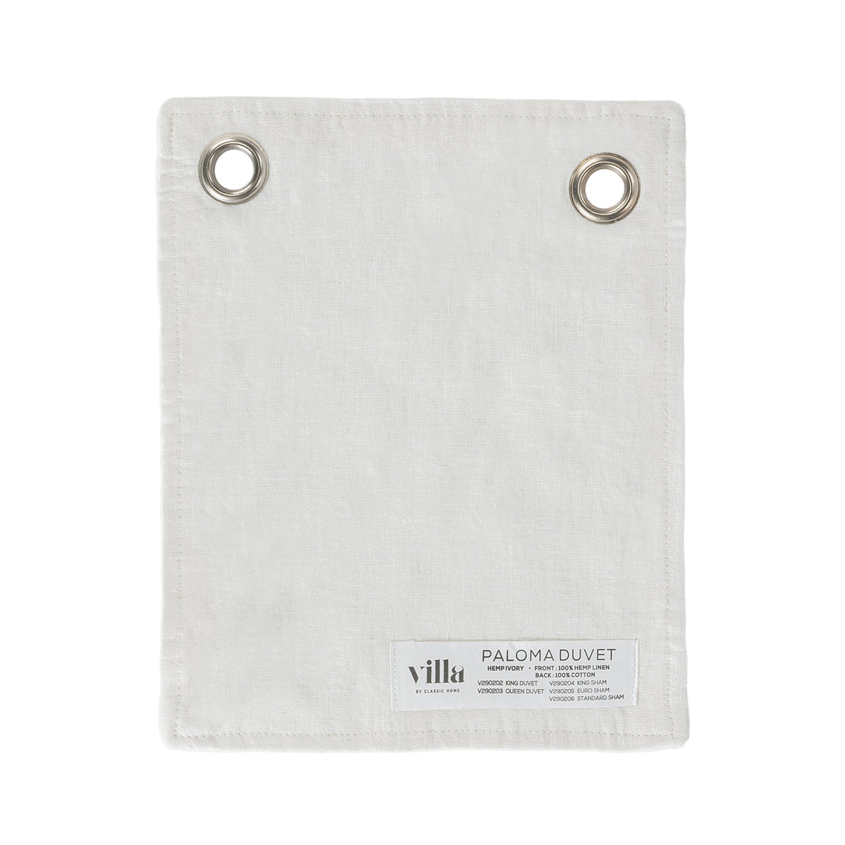 Paloma Ivory Hemp Duvet Collection by Classic Home at Eve Furniture