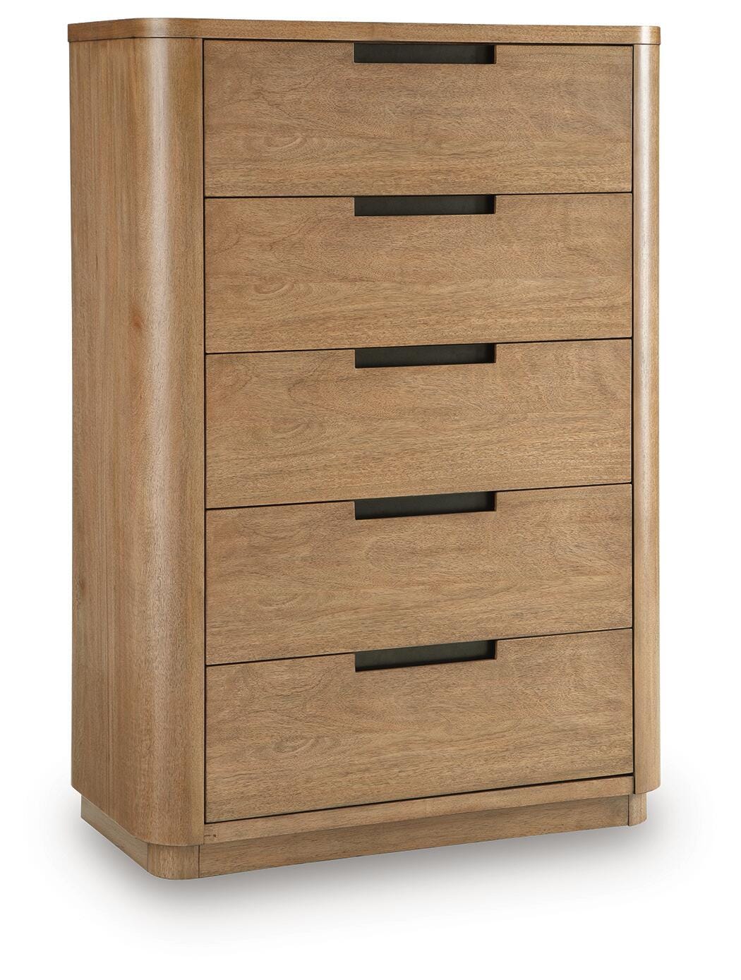 Pamaria Light Brown Chest of Drawers by Ashley at Eve Furniture