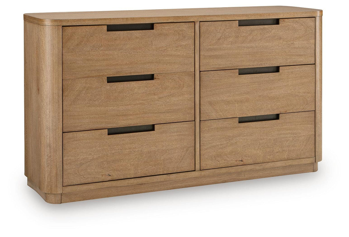 Pamaria Light Brown Dresser by Ashley at Eve Furniture