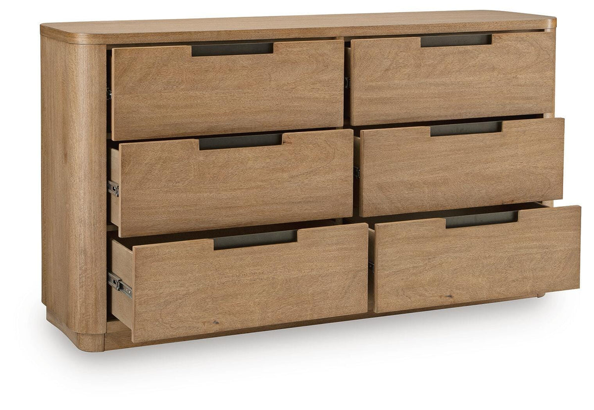 Pamaria Light Brown Dresser by Ashley at Eve Furniture