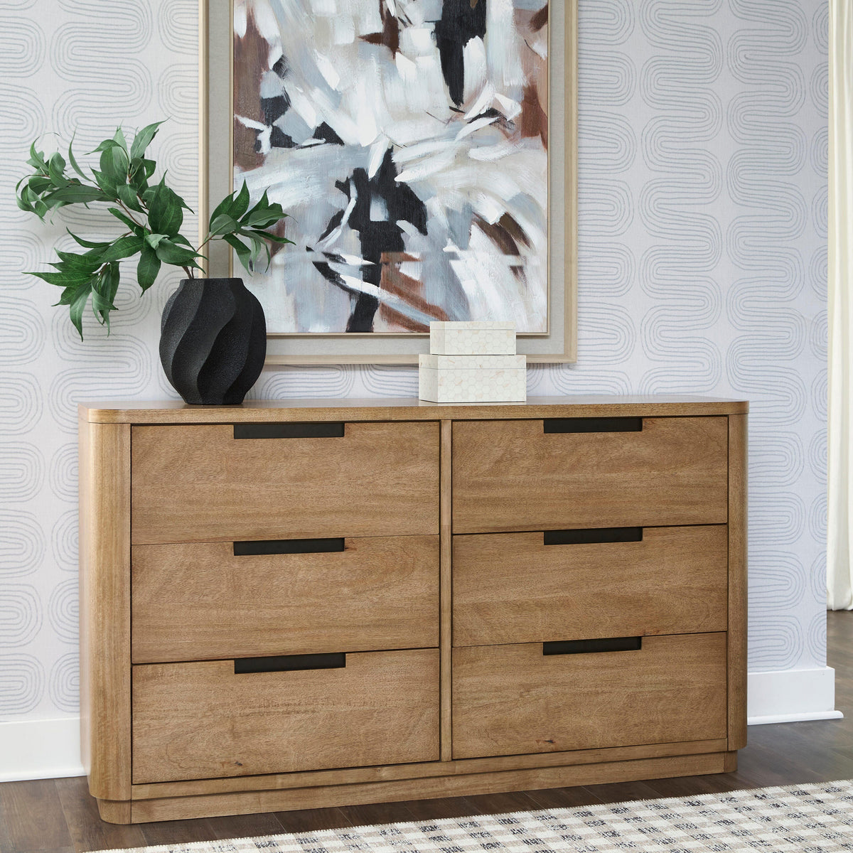 Pamaria Light Brown Dresser by Ashley at Eve Furniture