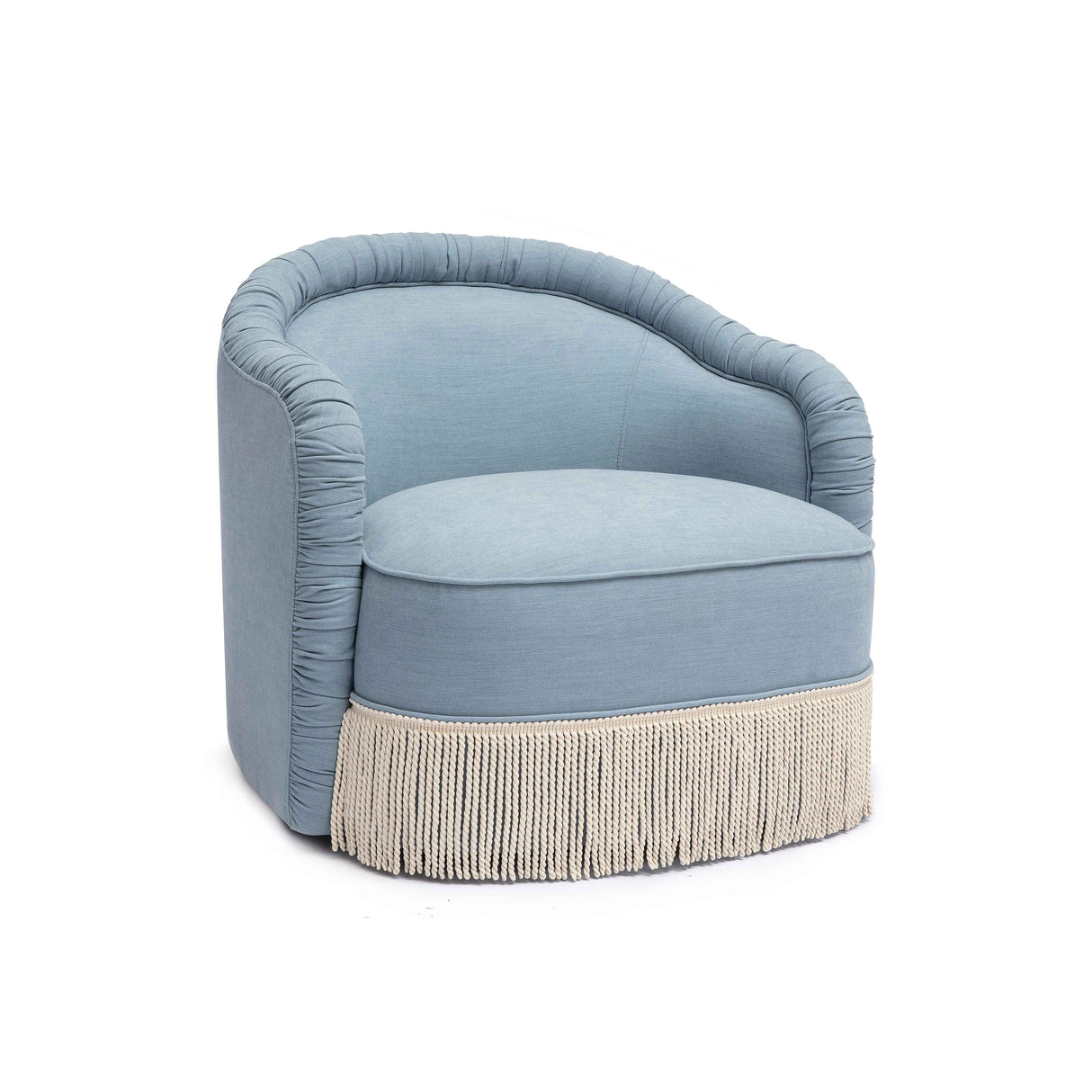 Pamela Tasseled Lounge Accent Chair by TOV Furniture at Eve Furniture