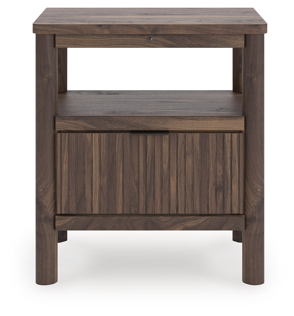 Pamytta Brown Nightstand by Ashley at Eve Furniture